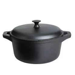 Schmortopf Gusseisen In Schwarz - 27,5cm