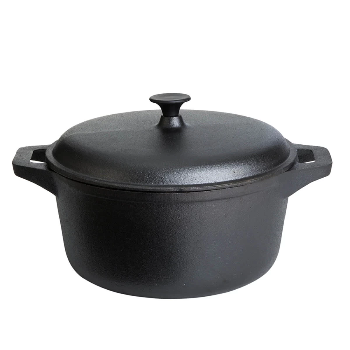 Schmortopf Gusseisen In Schwarz - 27,5cm