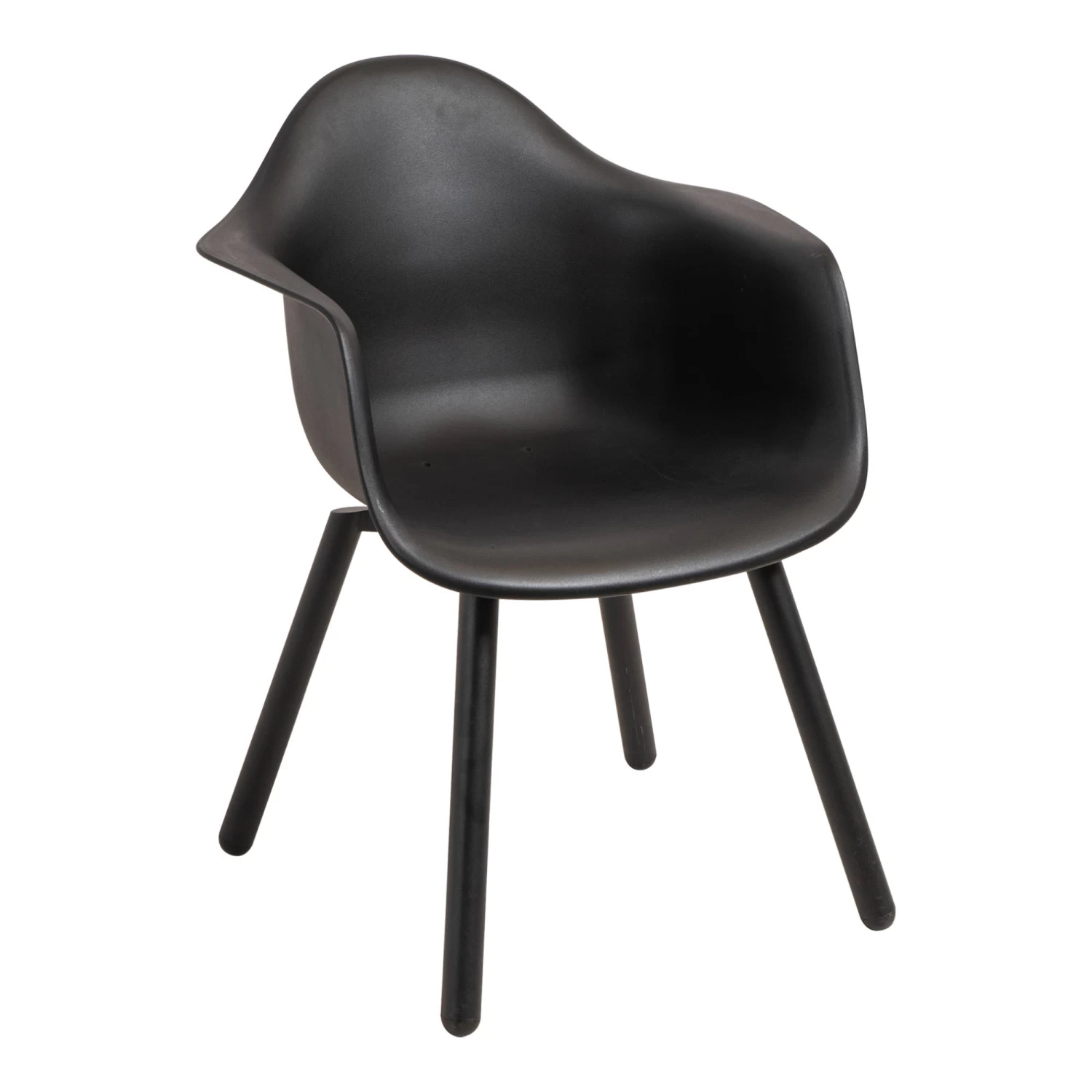 4er Set Gartenstuhl MONTREUX In Schwarz – Bild 2