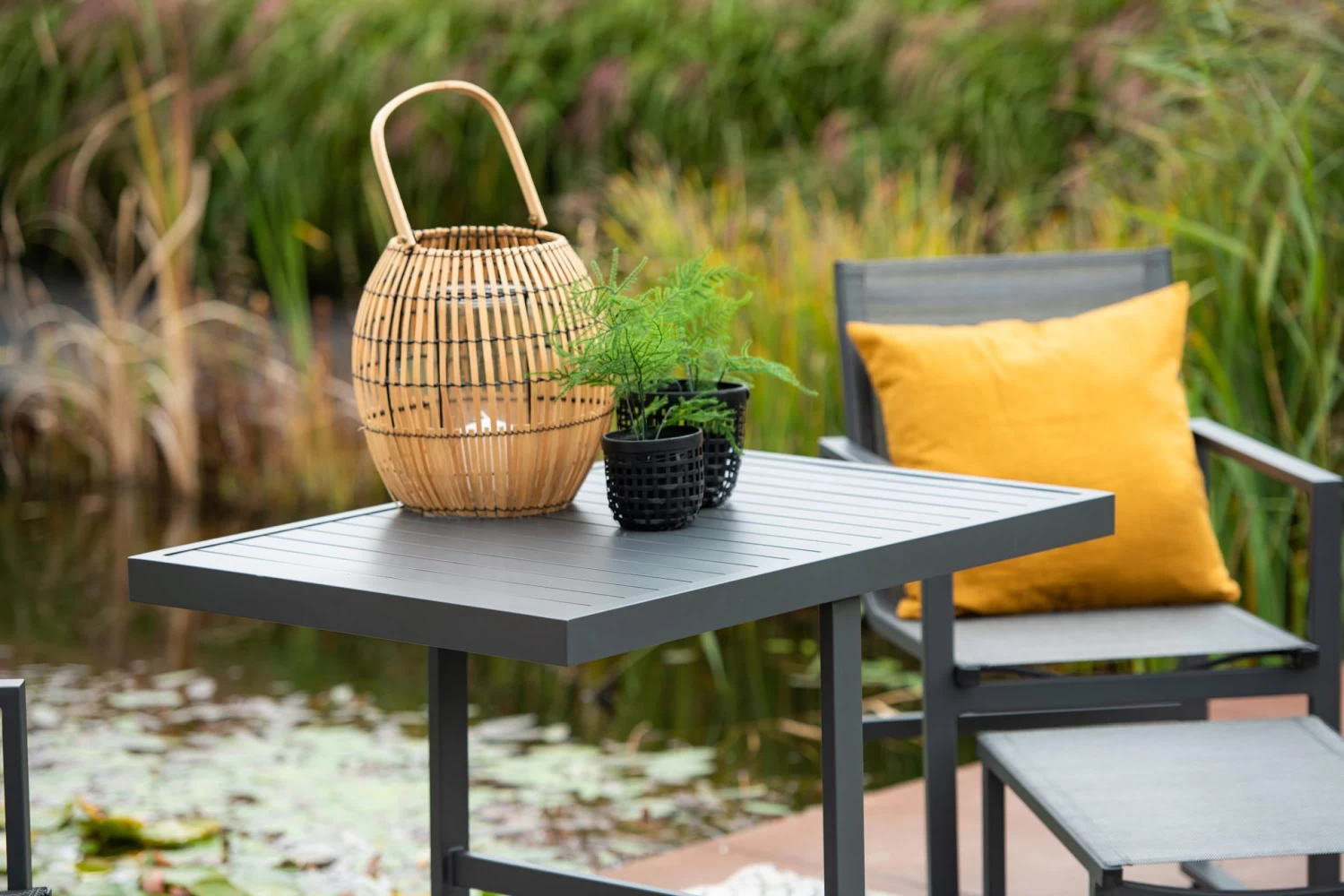 Balkon- Gartenmöbel Set ALABAMA In Farbe Anthrazit – Bild 6