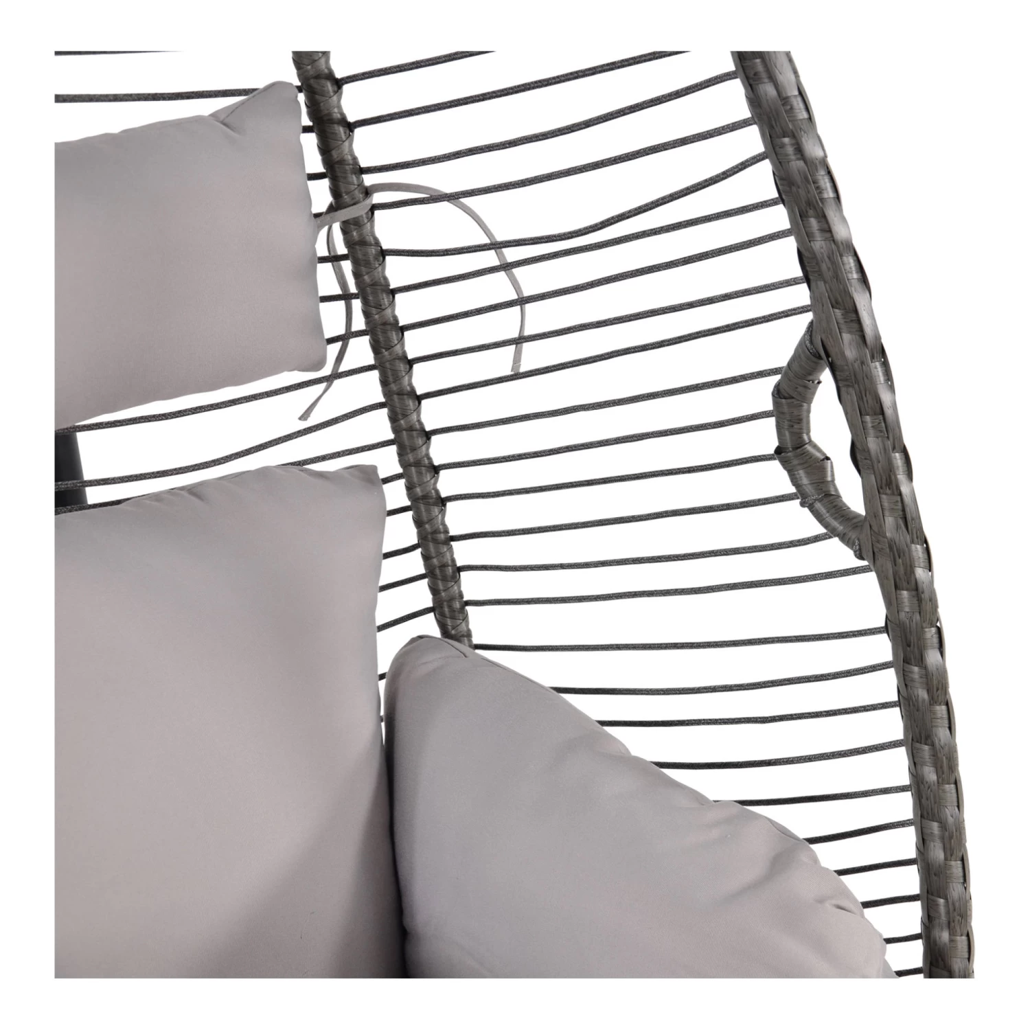 Garten Hängesessel ROPE In Grau – Bild 4