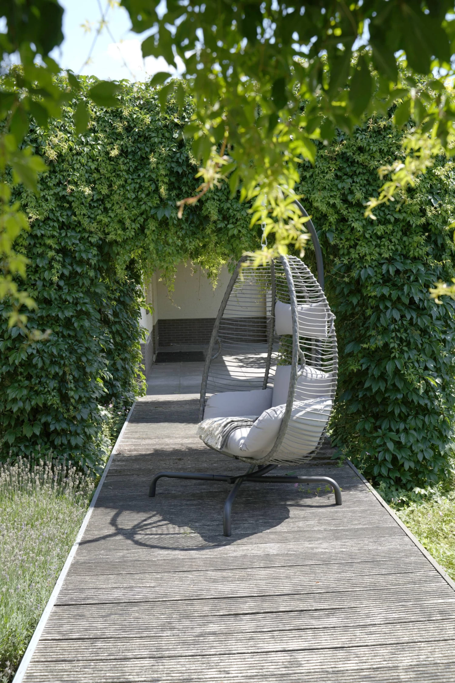 Garten Hängesessel ROPE In Grau – Bild 5