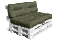 Outdoor Palettenkissen Set MONSUN, Wasserfest, Farbe Olive