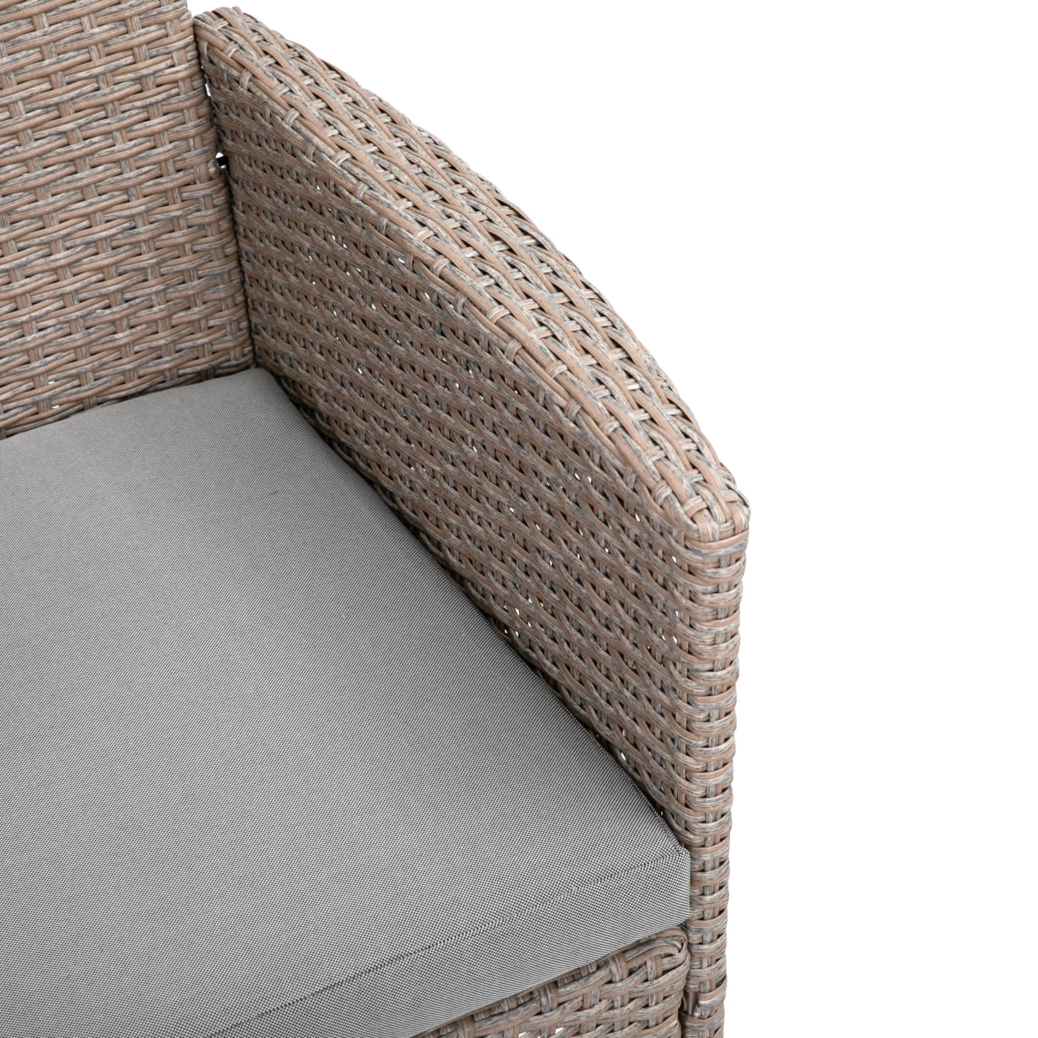 Gartenbank Paris, Mit Holztischplatte – Bild 5