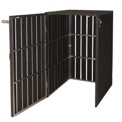 1er WPC-Mülltonnenverkleidung J28, Anthrazit