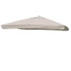 Bezug Für Luxus-Ampelschirm A96 Mit Flap, Creme-grau
