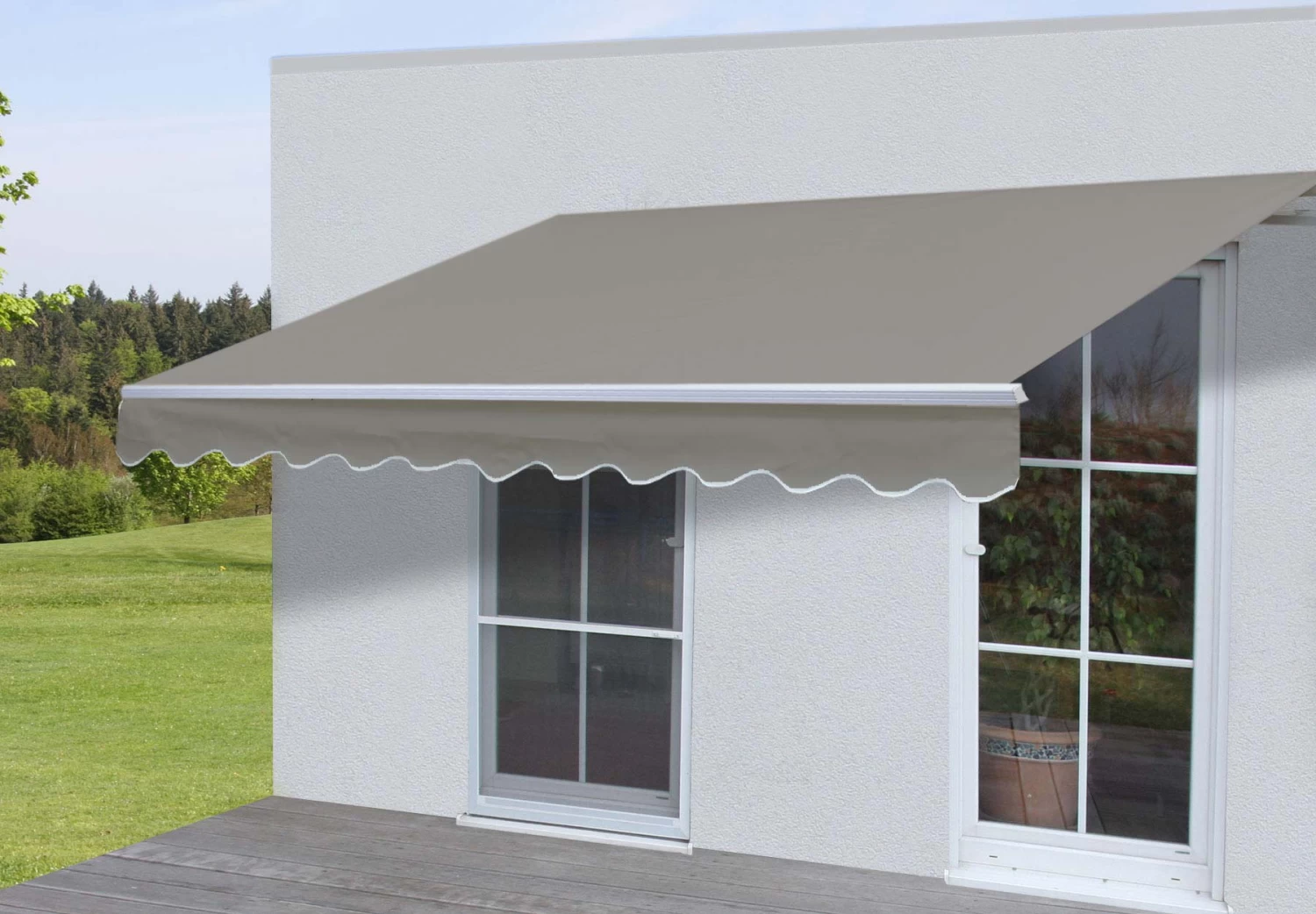 Bezug Für Markise T792, Polyester Grau-braun – Bild 2