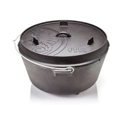 Petromax Feuertopf Gusseisen Ft18 In Schwarz - 16,1 Liter