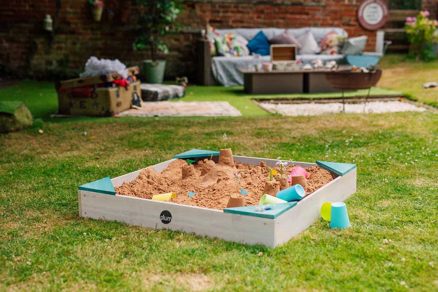 Plum Junior Sandkasten Türkis – Bild 10