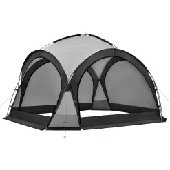 Pro-Tec LED Pavillon Grästorp In Grau (L)345cm (B)345cm (H)247cm