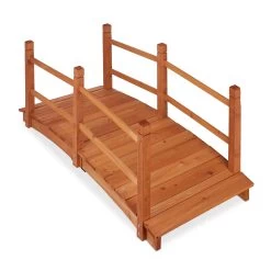 Teichbrücke In Orange