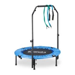 Trampolin In Blau/Schwarz - (B)102 X (H)121 X (T)102 Cm