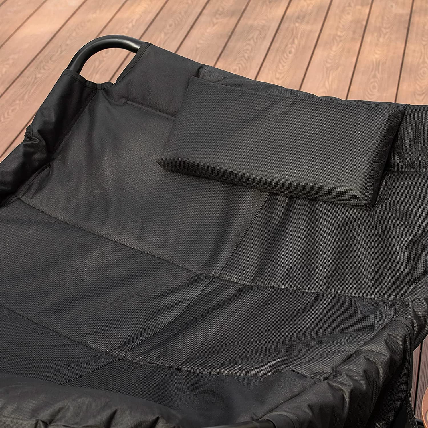 Schaukelstuhl In Schwarz - (B)106 X (H)11 X (T)52cm – Bild 5