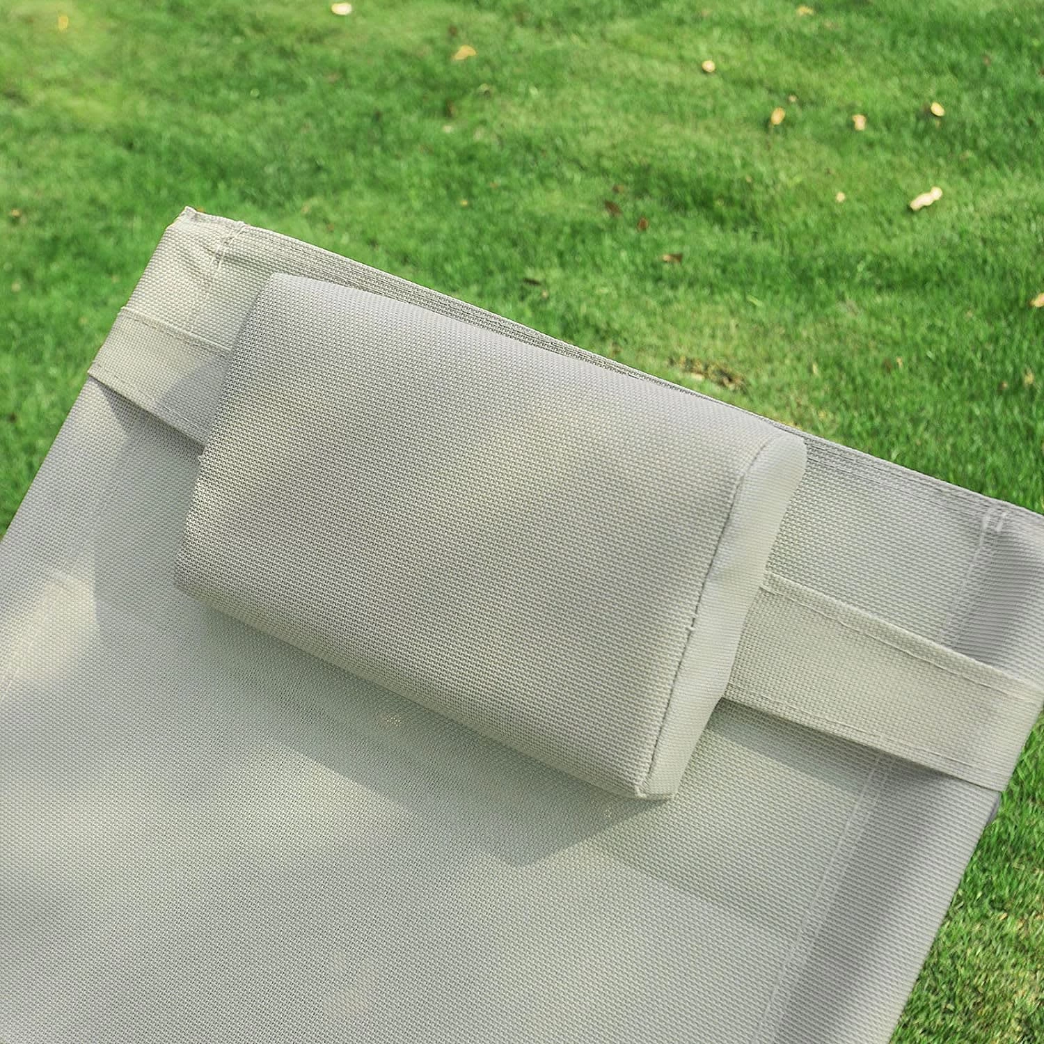 Sonnenliege In Beige - (B)150 X (H)63 X (T)87cm – Bild 6